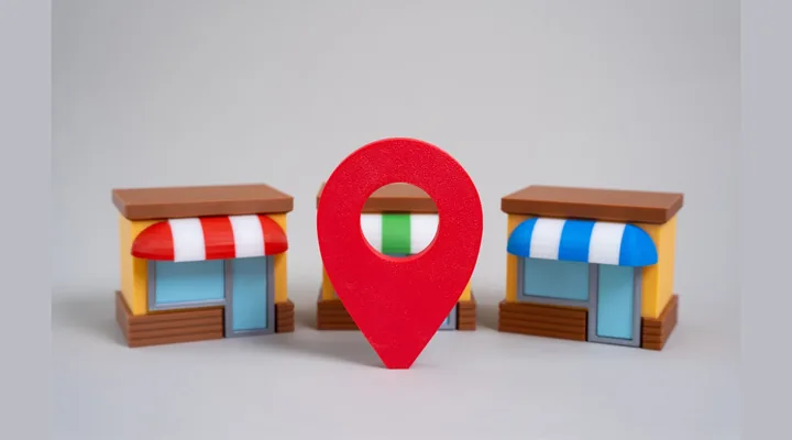 Local businesses competing for the Google Maps pin