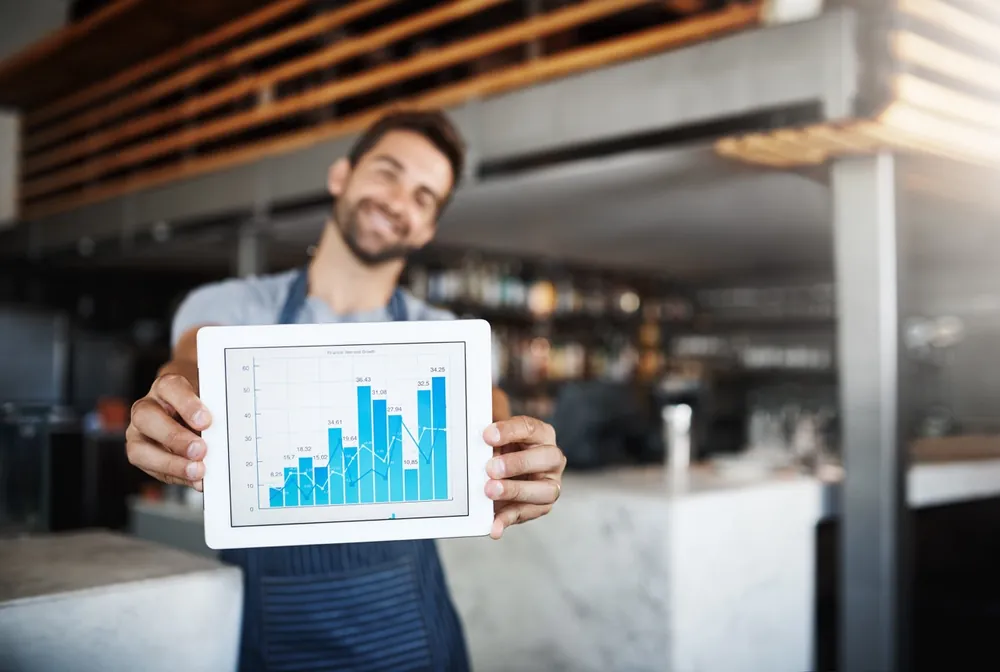 Local business owner showing Google results growth in Auckland